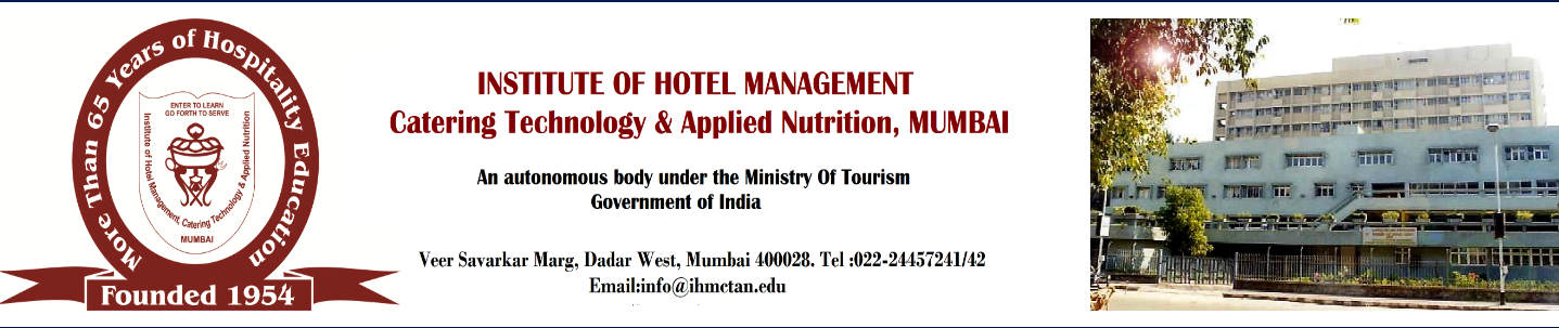 Institute of Hotel Management Mumbai Job Alert 2023 1 Institute of Hotel Management Mumbai Job Alert 2023